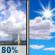 Today: Showers And Thunderstorms then Mostly Sunny