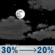 Friday Night: Partly cloudy, with a low around 73. Heat index values as high as 105. West wind 2 to 8 mph. Chance of precipitation is 30%. Friday Night: Partly Cloudy