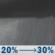 Tonight: A slight chance of rain showers before 10pm, then patchy fog and a slight chance of rain showers between 10pm and 5am, then a chance of rain showers and patchy fog. Mostly cloudy, with a low around 38. East wind 2 to 7 mph. Chance of precipitation is 30%. New rainfall amounts less than a tenth of an inch possible. Tonight: Slight Chance Rain Showers then Patchy Fog
