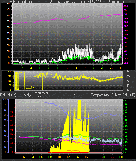 24 Hour Graph for Day 19