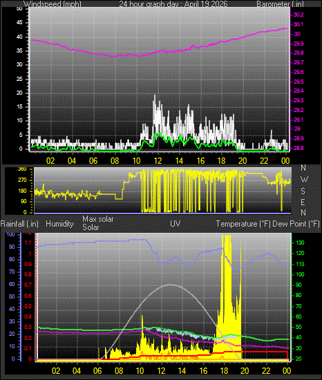 24 Hour Graph for Day 19