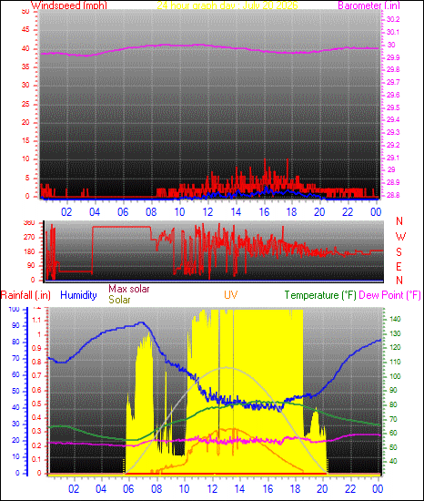 24 Hour Graph for Day 20
