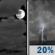 Tonight: Mostly Cloudy then Isolated Showers And Thunderstorms
