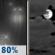 Saturday Night: Light Rain then Mostly Cloudy