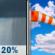 Slight Chance Rain Showers then Mostly Sunny