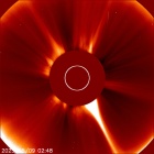 Latest LASCO C2 image of the Sun