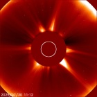 Latest LASCO C2 image of the Sun