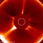 Latest LASCO C2 image of the Sun