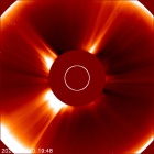 Latest LASCO C2 image of the Sun
