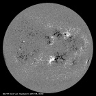 Latest SDO/HMI Magnetogram image of the Sun