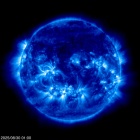 Click for time-lapse image of the sun