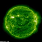 Click for time-lapse image of the sun