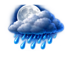 Night Time/moderate Drizzle/overcast -